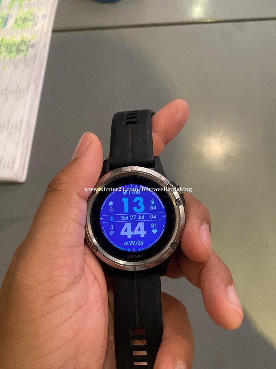 Garmin Fenix 5 plus sapphire GPS maps price 230.00 in Boeng Salang Tuol Kouk Phnom Penh Cambodia Bro Bii Khmer24