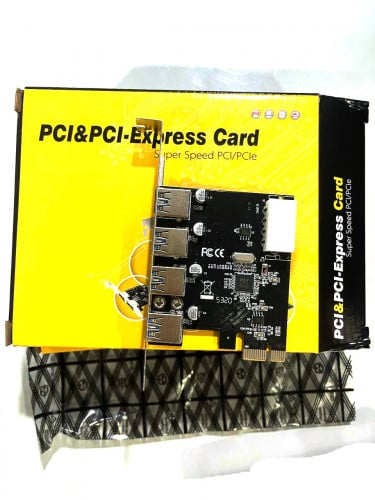 USB 3.0 4 ports PCI-E Adapter $12
