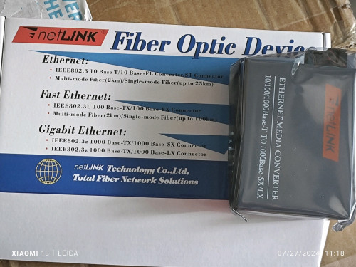 NetLink Media converter, build-in SC module