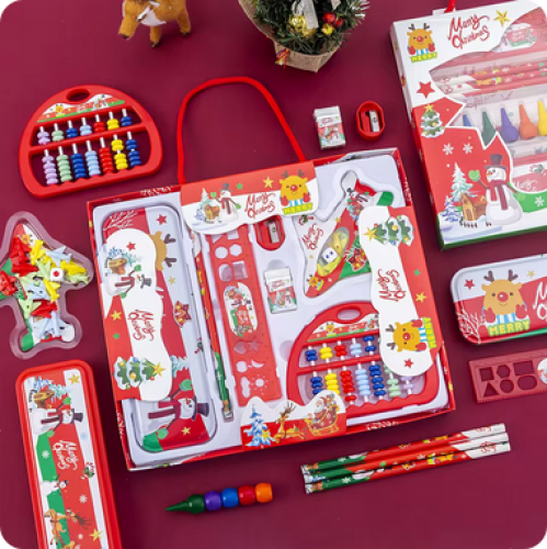 Christmas Stationery Gift Kit Pencil Set