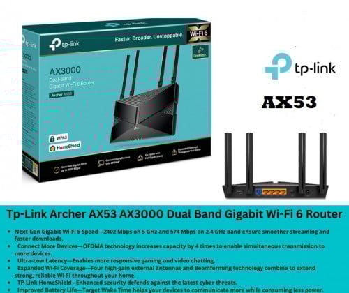 Router TpLink AX53 / AX3000 WIFI 6