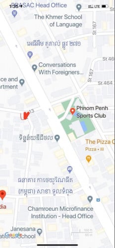 ចុះពីផ្លូវ271ប្រហែល30mឃើញផ្ទះវីឡាកែងឆ្វេងដៃ តម្លៃ830000$ចរចារ (ត្រូវថ្លៃកាត់ប្លង់រឹងជូន)