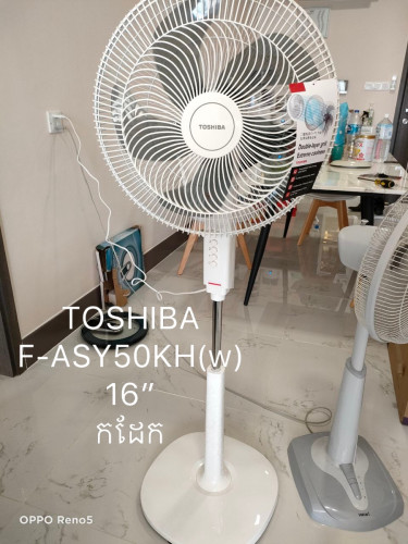 TOSHIBA F-ASY50KH(w)( កង្ហារក៏ដែក16”/ 16” new  Fan )