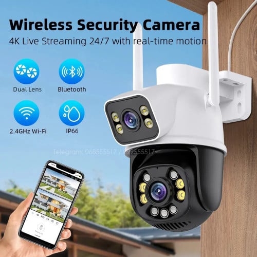 iCSee Camera WiFi 8MP កាមេរ៉ា WiFi iCSee