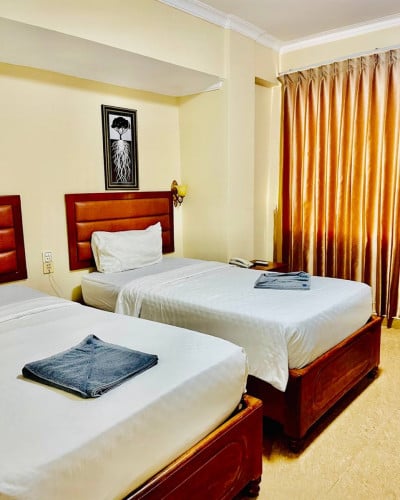 Hotel For Rent At Near Monivong BLVD, 08 Floors, 56 Rooms, 9,000$ Per Month, Good Area For Hotel