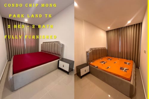 #SCL005 👉 Brand New Condo Two Bedrooms Near SEN SOK AEON 2 at Chip Mong Park Land TK For RENT