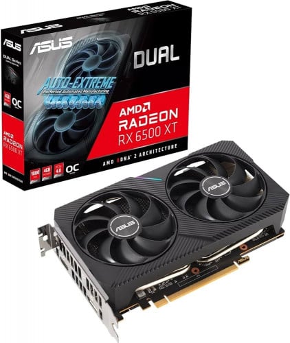 ASUS Dual AMD Radeon RX 6500 XT OC Edition 4GB GDDR6 ( New in box)