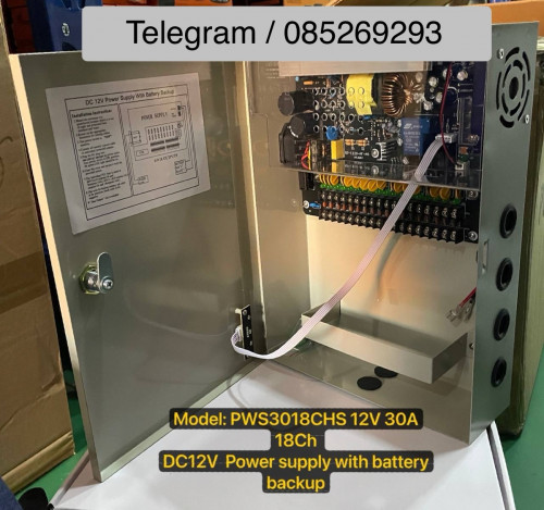 POWER SUPPLY DC OUTPUT:12V-30A 18CH