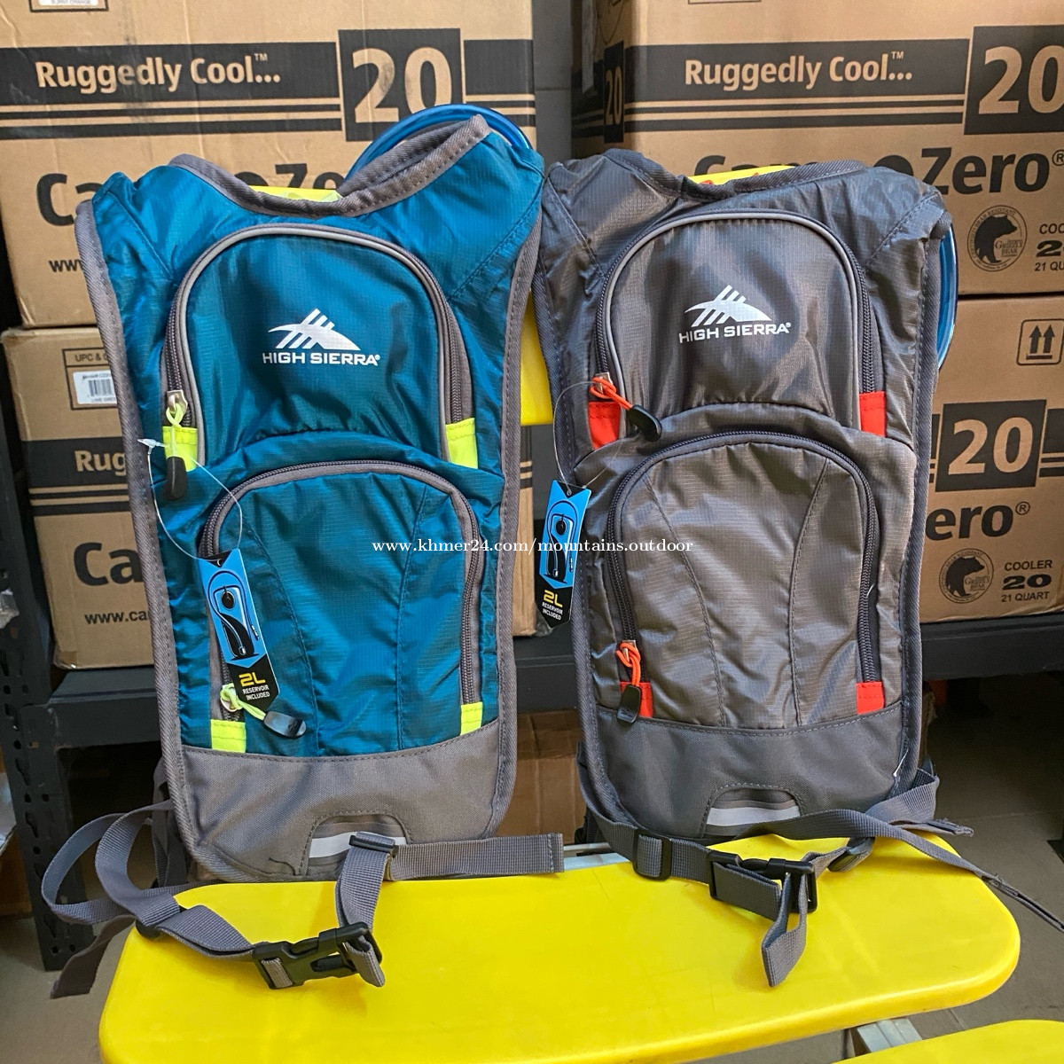 High Sierra Hydrohike Hydration Pack and Bite Valve 2 Liter price 15.00 in Tuek Thla Saensokh Phnom Penh Cambodia MOUNTAINS Khmer24