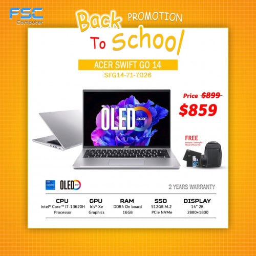 Acer Laptop Swift Go 14