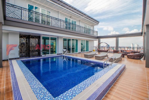 BKK2 1BR APARTMENT|1 BATH| FULLY FURHISHED| POOL+ GYM