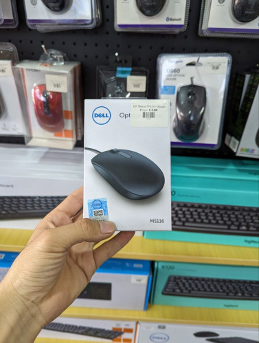 \ud83d\uddb1Logitech B100 Optical USB Mouse ងាយស្រួលសម្រាប់ការប្រើប្រាស់ប្រចាំថ្ងៃ ស្តង់ដាគុណភាពខ្ពស់ 