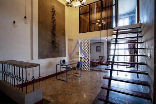 The duplex style one bedroom with fully furnished for rent at Sen Sok