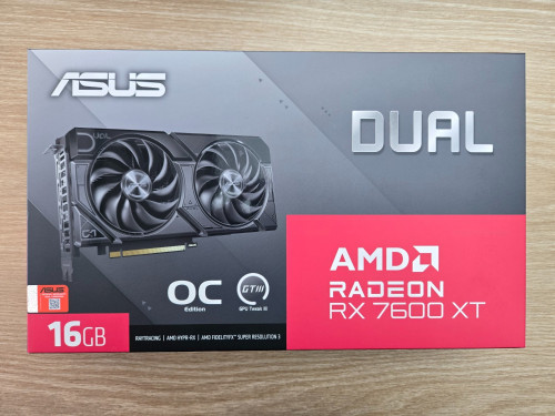 ASUS DUAL RADEON RX7600XT 16GB OC EDITION