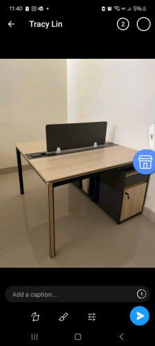 Table + locker cabinet