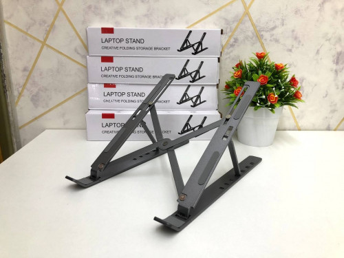 Stand Laptop (ជើងទម្រឡេបថប)​ ជាប្រភេទដែក​ រឹងមាំល្អ(7$)