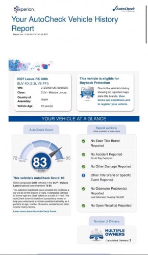 Sell Lexus 400h 2007  (ស) ម្ចាស់ដើម កំពង់ប្រើរាល់ថ្ងៃ