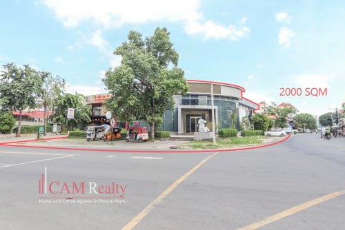 Corner Commercial Building For Rent in Tuol Kork | Phnom Penh