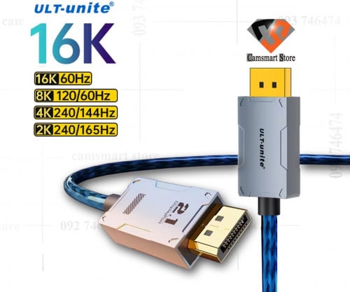16k60Hz DP cable version 2.1 gaming HD video 8K120Hz ultra-clear Displayport video cable