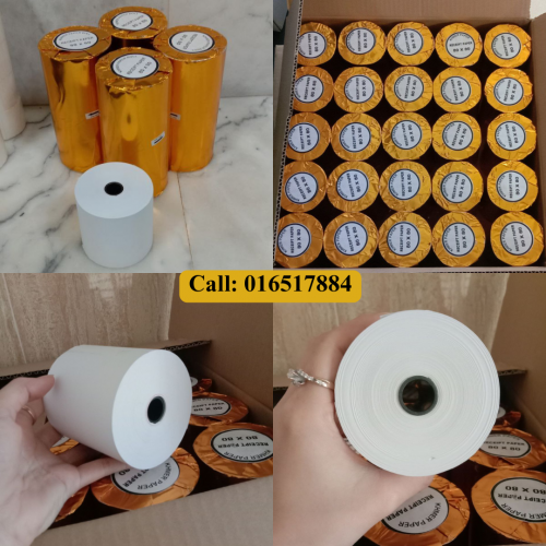 Receipt paper roll