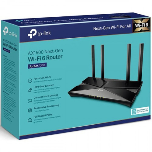 TP-LINK AX1500 Next-Gen WiFi 6 Router Archer AX10