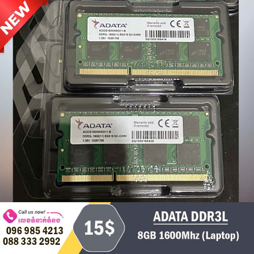 ADATA DDR3L - 8GB - LAPTOP