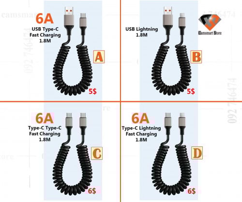 Fast Charging Data Cable USB To Type-C The Call Telephone Lengthen Cell Usb-c Cord Snap