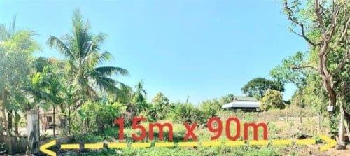 ដីសម្រាប់លក់ បន្ទាន់ / 15m x 90m / $180/m2 (ចរចារ) / Land for sale urgent