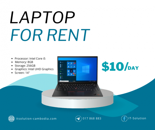 Laptop for Rent special price 10/day