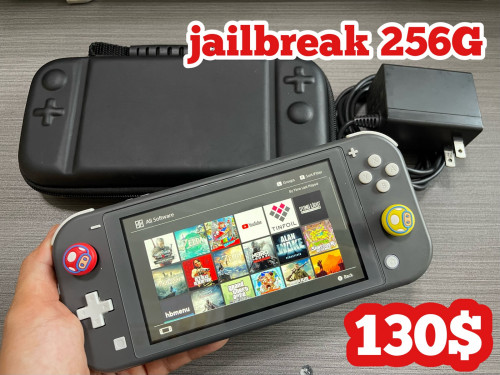 Switch lite Jailbreak 256G