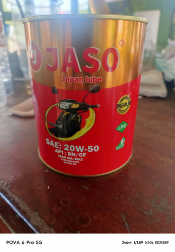 ប្រេងម៉ាសុីនJASO 80$/កេស