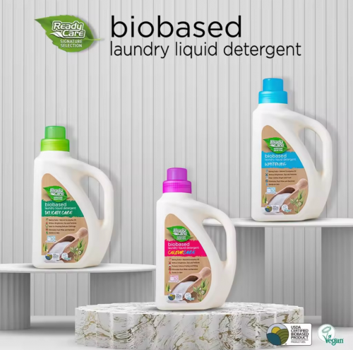 Biobased laundry detergent, 2.1 liters, helps to make fabrics soft, fragrant, and clean, organic