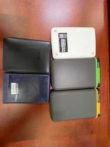 External HDD Transcend, TOSHIBA, ADATA, and WD