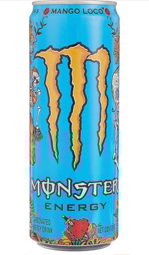 ទឹកប៉ូវកម្លាំង MONSTER រសជាតិស្វាយ Monster MANGO LOCO 355Ml