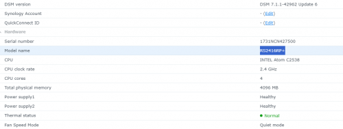 Synology RackStation RS2416RP+