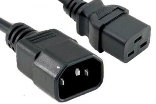 C14 to C19 power cord power cable 3M