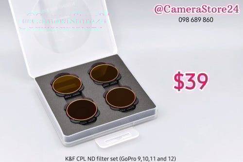 K&F CPL ND filter set (GoPro 9,10,11 and 12)