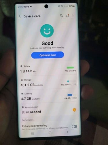Note10+ (512GB, Sim2,Company.)