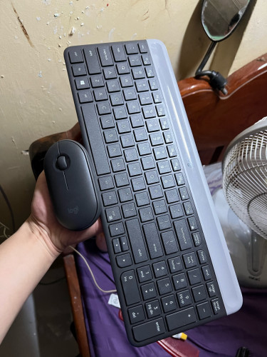 Set Bluetooth Logitech keyboard mouse K470 and M340