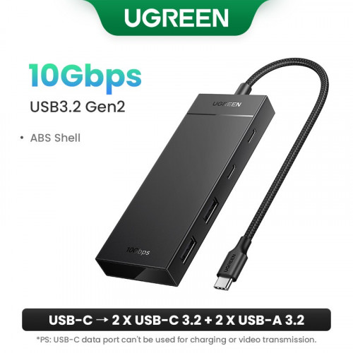 UGREEN 4-Port USB-C 3.2 Gen 2 Hub 35584