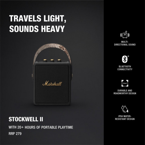 Marshall Stockwell II + 1 Year Official Warranty