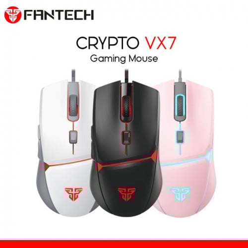 FANTECH VX7 CRYPTO Gaming Mouse Black White Sakura