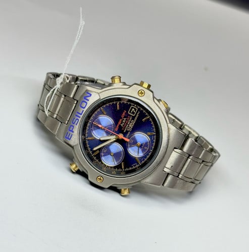 ⌚️ Family ⌚️EPSILON ALBA Titanium Chronograph Quartz