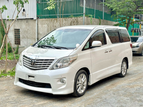 TOYOTA ALPHARD 2010 HF ពណ៌ស ក្នុងខ្មៅ