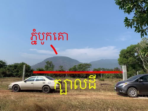 ដីក្នុងក្រុងកំពត ក្បែររីស៊ត 24m x 27m