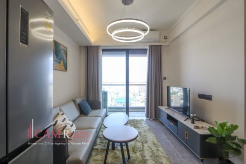 Video Ok | 2 bedrooms condo on 42nd floor for rent at Agile Sky Residence in BKK3 (border BKK1)
