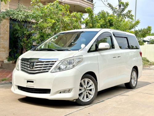 TOYOTA ALPHARD 2010 HF ពណ៌ស ក្នុងលឿង