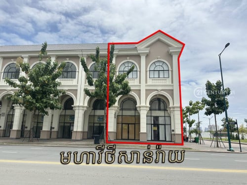 2 Corner Shophouse for Sale at Eco Sunrise Borey Peng Huot Boueng Snor