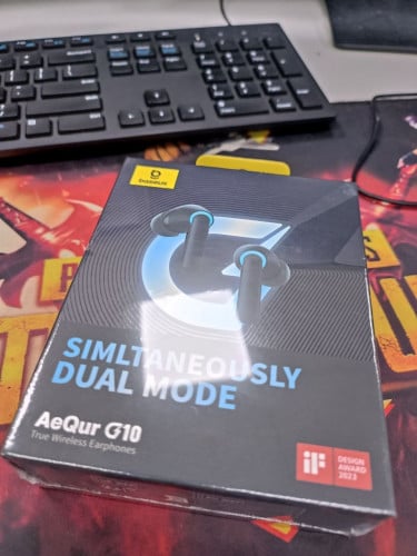 កាស Baseus AeQur G10 Gaming Wireless Earphone 25ms Low Latency A+C Dual-Connection and Bluetooth