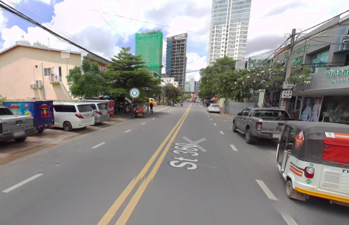 ដីកែងលើផ្លូវ360បឹងកេងកង3សម្រាប់លក់ - Corner Land For Sale Street 360 Boeng Keng Kong 3